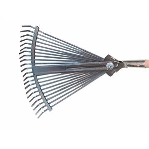 SCOPA RACCOGLI FOGLIE HASSO 22 DENTI PIATTI REGOLABILE in Giardinaggio