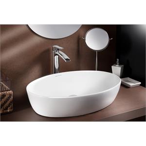 LAVABO DA APPOGGIO OVALE SOLE (AOSTHA) 61,7X41,1XH14 CM in Bagno e arredo bagno