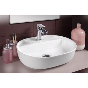 LAVABO DA APPOGGIO OVALE KIBY (CLAPEY) 50,9X39XH13,2 CM in Bagno e arredo bagno