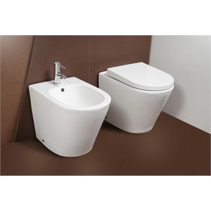 VASO WC TOILETTE IGIENICA, TONDA A FILO PARETE - ZADA in Bagno e arredo bagno