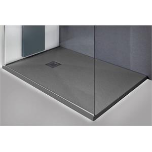 PIATTO DOCCIA 80X100 GRIVOLA ANTRACITE in Bagno e arredo bagno