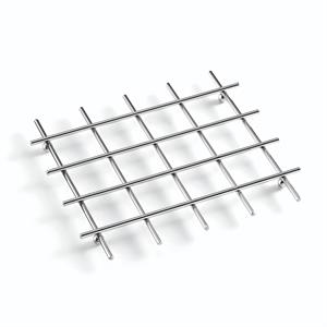 SUPPORTO PORTA PENTOLA IN ACCIAIO CROMATO 23x26 CM in Arredamento giardino