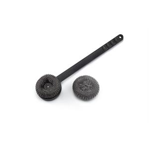 SPAZZOLA PER BARBECUE CON SPUGNA OMPAGRILL in Arredamento giardino