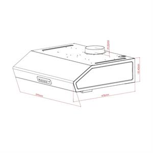 SAMET CAPPA DA CUCINA SOTTOPENSILE 60CM BIANCA in Arredamento