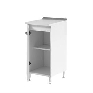 MOBILE BASE CUCINA COMPONIBILE 40CM BIANCO FRASSINATO in Arredamento