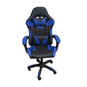 SEDIA DA GAMING E UFFICIO CON SCHIENALE ALTO RECLINABILE E IMBOTTITURA - NERO/BLU in Arredamento