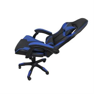SEDIA DA GAMING E UFFICIO CON SCHIENALE ALTO RECLINABILE E IMBOTTITURA - NERO/BLU in Arredamento