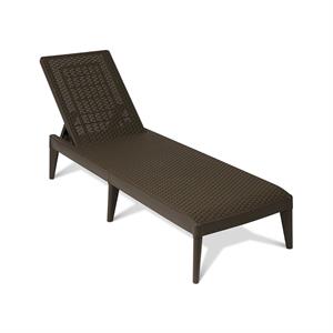 LETTINO PRENDISOLE DA GIARDINO TOOMAX NUMANA IN RATTAN MARRONE in Arredamento giardino