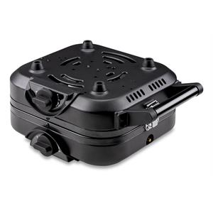 FORNELLO A GAS PORTATILE 2 FUOCHI PIEGHEVOLE KEMPER 104981N NERO in Arredamento giardino