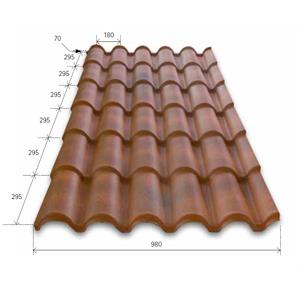 LASTRA 30 COPPI TERRACOTTA MT 1840 mm. X 980 mm. in Edilizia, porte e blindati