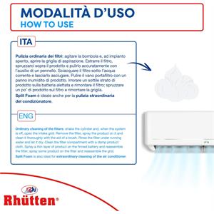 SCHIUMA SPRAY SPLIT FOAM IGIENIZZANTE CONDIZIONATORI - 400 ML in Stufe e clima
