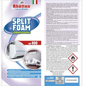 SCHIUMA SPRAY SPLIT FOAM IGIENIZZANTE CONDIZIONATORI - 400 ML in Stufe e clima