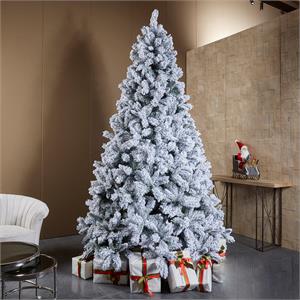 ALBERO DI NATALE 180 CM INNEVATO IN PVC MORGEX 510 RAMETTI in Natale