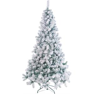 ALBERO DI NATALE 210 CM INNEVATO IN PVC MORGEX 760 RAMETTI in Natale