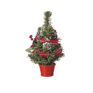 ALBERO DI NATALE CON NASTRO PICCOLO 41CM in Natale