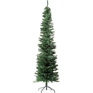 ALBERO DI NATALE 210 CM IN PVC SLIM NENDAZ 450 RAMETTI in Natale