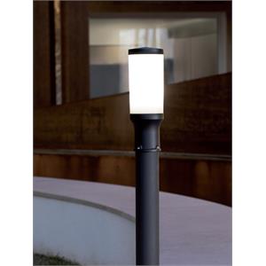 TESTA PALO DA GIARDINO CACTUS - ø60 - E27 - NERO in Illuminazione