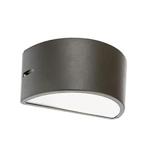 APPLIQUE DA PARETE UMBE CHIUSA - E27 - GRAFITE in Illuminazione