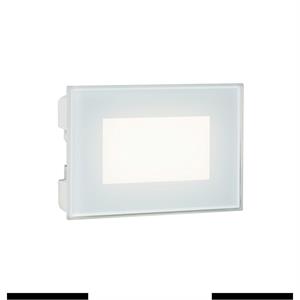 SEGNAPASSO DA INCASSO VETRO SPINA 3W - 4000K - BIANCO in Illuminazione