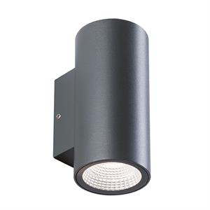 APPLIQUE DA PARETE - PUNTO LUCE LED BIEMISSIONE - 3W+3W - 4000K - GRAFITE in Illuminazione