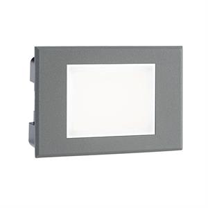 SEGNAPASSO DA INCASSO APERTO SPINA 3W - 4000K - GRAFITE in Illuminazione
