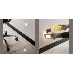 SEGNAPASSO DA INCASSO APERTO SPINA 3W - 4000K - GRAFITE in Illuminazione