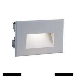 SEGNAPASSO DA INCASSO LISCIO SPINA 3W - 4000K - ALLUMINIO in Illuminazione