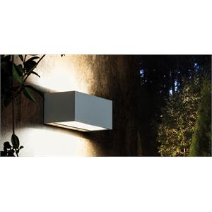 APPLIQUE DA PARETE LED BOX 12W - 4000K - GRAFITE in Illuminazione