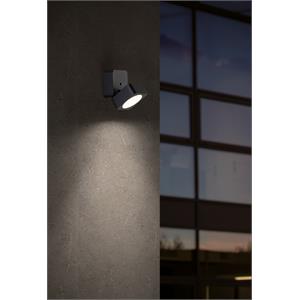 PUNTO LUCE LED - APPLIQUE DA ESTERNO E INTERNO - QUADRO - 7W - 4000K - GRAFITE in Illuminazione