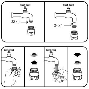 KIT COMPLETO PER RUBINETTO: VERSATILITÀ E COMFORT 100% MADE IN ITALY in Bagno e arredo bagno