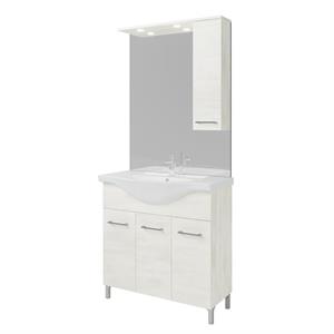 BASE A TRE ANTE CON LAVABO E SPECCHI CONSOLLE 86 CM. in Bagno e arredo bagno
