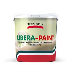 IDROPITTURA TRASPIRANTE BIANCA LIBERA-PAINT - VOC FREE - PER INTERNI - 5 LT in Vernici