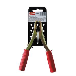 PINZA DI MASSA CAVO AUTO TELWIN 150A ROSSA in Accessori auto e moto