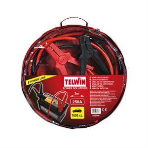 CAVO AVVIAMENTO AUTO POWER LINE TELWIN 250A 3MT in Accessori auto e moto