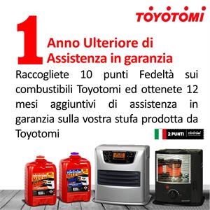 STUFA ZIBRO LC-140 - STUFA A COMBUSTIBILE LIQUIDO TOYOTOMI in Stufe e clima