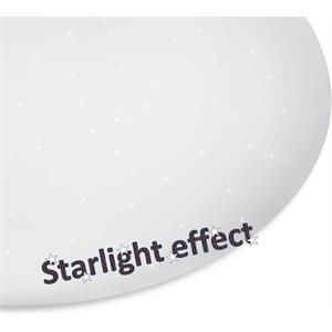 PLAFONIERA LED PUTZ DIAMETRO 30 CM EFFETTO CIELO STELLATO in Illuminazione