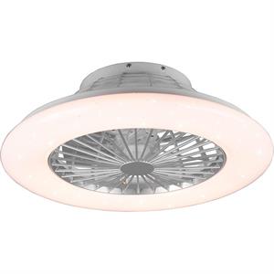 PLAFONIERA STRALSUND VENTILATORE LED EFFETTO CIELO STELLATO RGB DIAMETRO 50 CM. in Illuminazione
