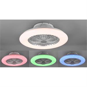 PLAFONIERA STRALSUND VENTILATORE LED EFFETTO CIELO STELLATO RGB DIAMETRO 50 CM. in Illuminazione