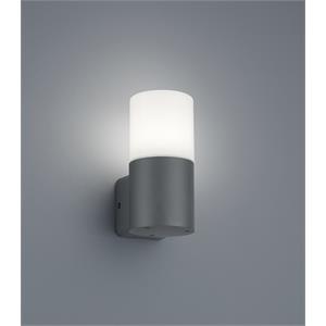 APPLIQUE DA PARETE HOOSIC - H17 CM - E27 ANTRACITE in Illuminazione