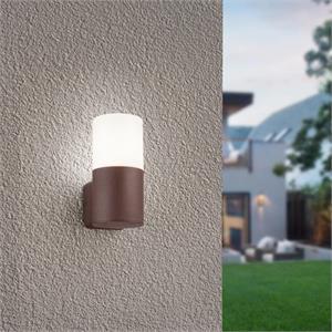 APPLIQUE DA PARETE HOOSIC - H17 CM - E27 RUGGINE in Illuminazione