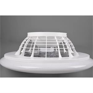 PLAFONIERA STRALSUND VENTILATORE LED EFFETTO CIELO STELLATO DIAMETRO 50 CM. in Illuminazione