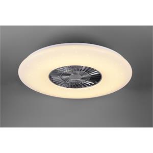 PLAFONIERA VISBY VENTILATORE LED EFFETTO CIELO STELLATO DIAMETRO 75 CM. in Illuminazione