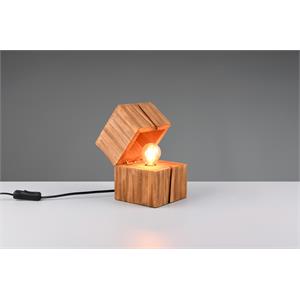 LAMPADA DA TAVOLO LED - LAMPADA IN LEGNO - 2W - 2700K - TREASURE in Illuminazione