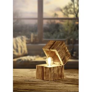 LAMPADA DA TAVOLO LED - LAMPADA IN LEGNO - 2W - 2700K - TREASURE in Illuminazione