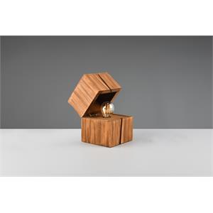 LAMPADA DA TAVOLO LED - LAMPADA IN LEGNO - 2W - 2700K - TREASURE in Illuminazione