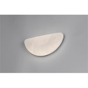 UMBRIA - PLAFONIERA MEZZALUNA LED - EFFETTO ALABASTRO - L26 CM - 9W - 1200 LM - 4000K in Illuminazione