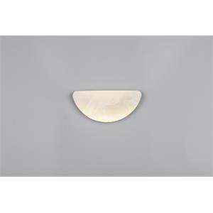 UMBRIA - PLAFONIERA MEZZALUNA LED - EFFETTO ALABASTRO - L26 CM - 9W - 1200 LM - 4000K in Illuminazione