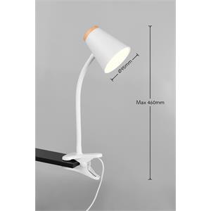 LAMPADA A MORSETTO LED - FLESSIBILE - 500 LUMEN - 3000K - PONGO - BIANCA in Illuminazione