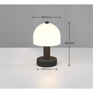 LAMPADA DA TAVOLO E14 - GLENN - NERO in Illuminazione