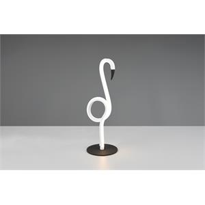 INGO LAMPADA DA TAVOLO LED FENICOTTERO CON FINITURA BIANCA H.35CM incl.1x6W LED/550Lm/3000K in Illuminazione